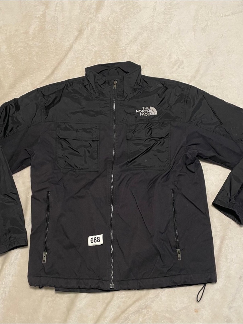 The North Face Men's Black Lightweight Shirt JacketVintage